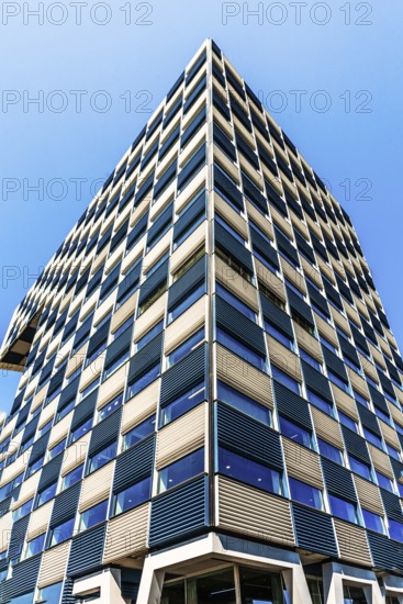 Shipping and Transport College, houses educational institutions for the maritime industry, City Panorama, Rotterdam, Netherlands
