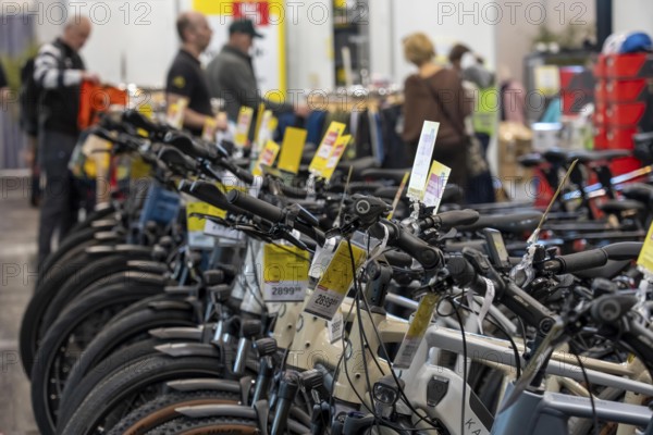 Fahrrad Essen, public fair in the halls of Messe Essen, retailers and manufacturers show everything about bicycles, e-bikes, accessories, North Rhine-Westphalia, Germany