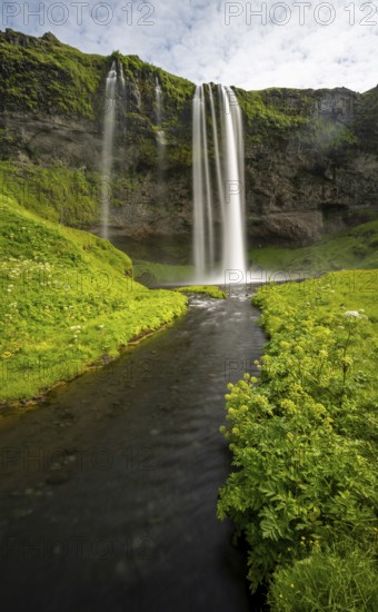 Seljalandsfoss waterfall, Seljalandsa river, South Iceland, Iceland