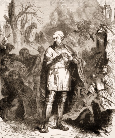 The Massacre of St. Bartholomew's Eve or the Parisian Blood Wedding, 1572