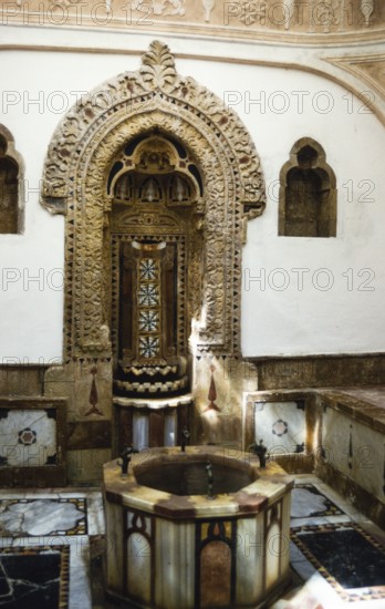Interior of Beit Eddine, Beit ed Dine, Beiteddine Palace of Emir Bashir, Chouf, Lebanon 1998
