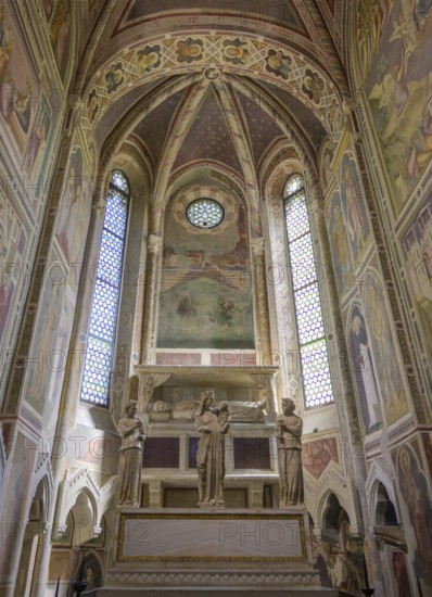 Scrovegni Chapel or Arena Chapel with frescoes by Giotto di Bondone, Padua, Province of Padua, Italy