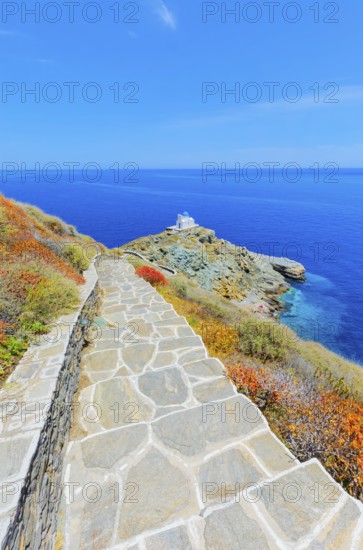 Seven Martyrs Church, Kastro, Sifnos Island, Cyclades Islands, Greece
