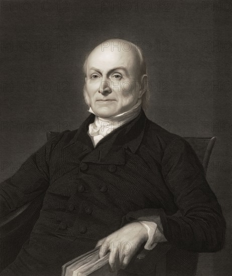 Portrait of John Quincy Adams, 1767-1848, 6th president of the United States