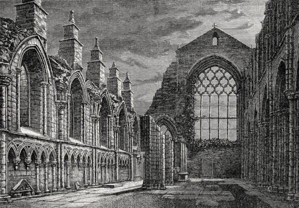 Holyrood Abbey, Edinburgh, Scotland, 18th century