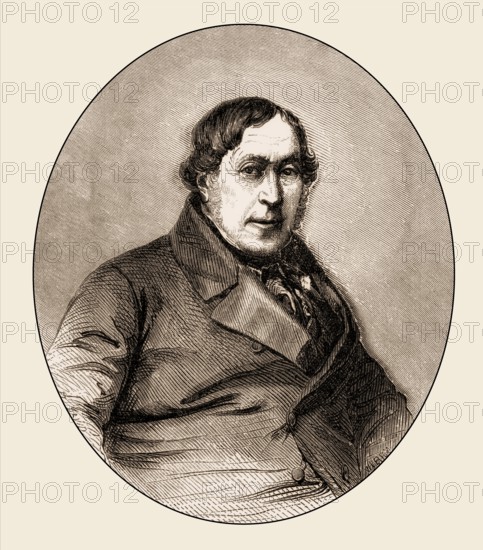 Gioachino Antonio Rossini, 1792-1868, Italian composer, opera composer of the Bel-Canto