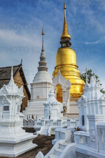 Wat Suan Dok (Buddhist temple (Wat). Chiang Mai, northern Thailand