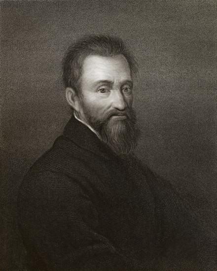 Michelangelo Buonarroti, 1475-1564, Italian painter, sculptor, architect and poet of the Italian High Renaissance, Michelangelo Buonarroti oder Michelangelo oder Michelangelo di Lodovico Buonarroti Simoni (1475 - 1564), ein italienischer Maler, Bildhauer, Architekt und Dichter der italienischen Hochrenaissance