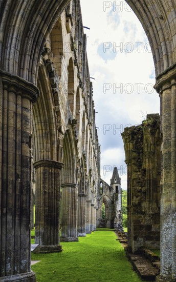 Rievaulx Abbey, North York Moors National Park, North Yorkshire, England, UK