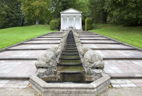 Gottorf Palace, Neuwerkgarten, palace garden, Schleswig, Schleswig-Holstein, Germany