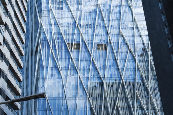 The Telefonica headquarters in the 22 district of Barcelona, Spain