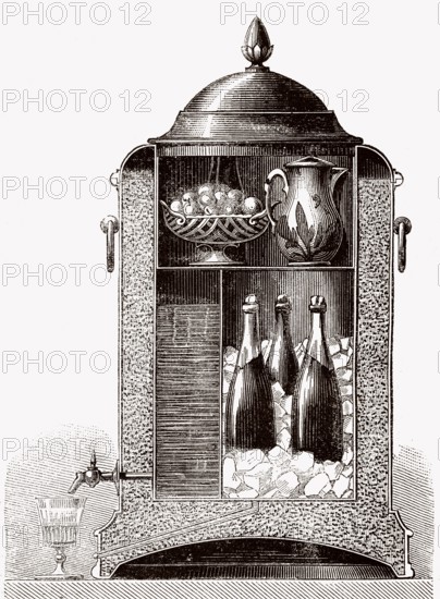 Traditionelles Kühlhaus, 19. Jahrhundert