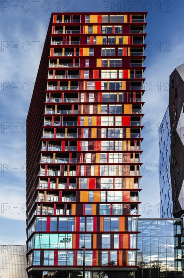 Calypso complex, a striking example of modern architecture, by the architectural firm Alsop Architects, Rotterdam, the Netherlands