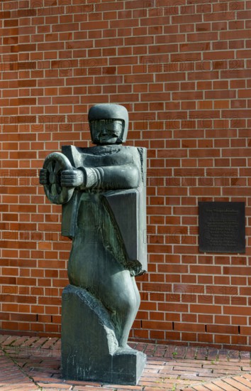 The charioteer by Dedo Gadebusch, bust at the Technik Museum, Berlin, Germany