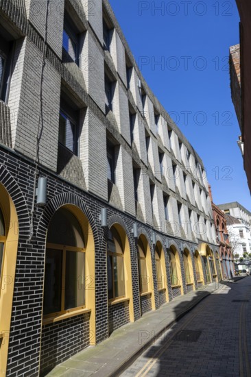 Conversion of Everard's Print Works by Alec French architects 1972, Clayton Hotel, city centre of Bristol, England, UK