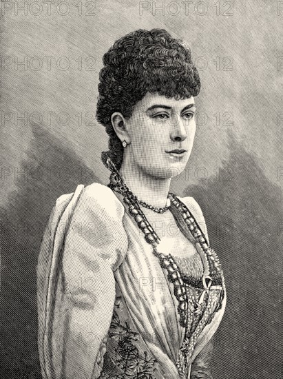 Mary of Teck, 1867-1953, Queen consort of the United Kingdom and Empress consort of India, as the wife of King-Emperor George V.