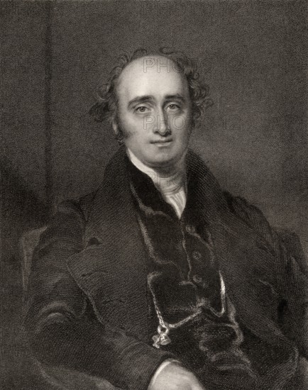 John Wilson Croker 1780 to 1857 English statesman and author, writer, Historical, digitally restored reproduction from a 19th century original, Record date not stated