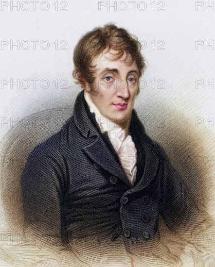 James Grahame (1765-1811), Scottish poet and clergyman. Engraving from A Biographical Dictionary of Eminent Scotsmen by Thomas Thomson (1870), Historical, digitally restored reproduction from a 19th century original, Record date not stated