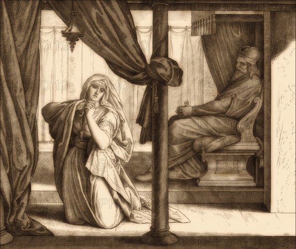 Hannah's Prayer, Old Testament, by Julius Schnorr von Carolsfeld