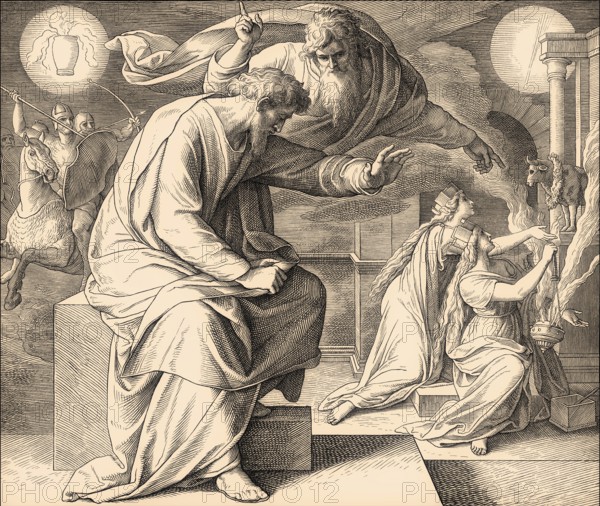 Jeremiah's Call, Old Testament, by Julius Schnorr von Carolsfeld