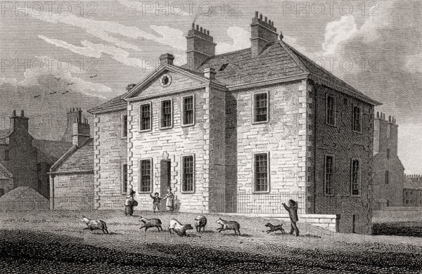 General Lying-in Hospital, Edinburgh, Scotland, 19th century, Views in Edinburgh by J. & H. S. Storer