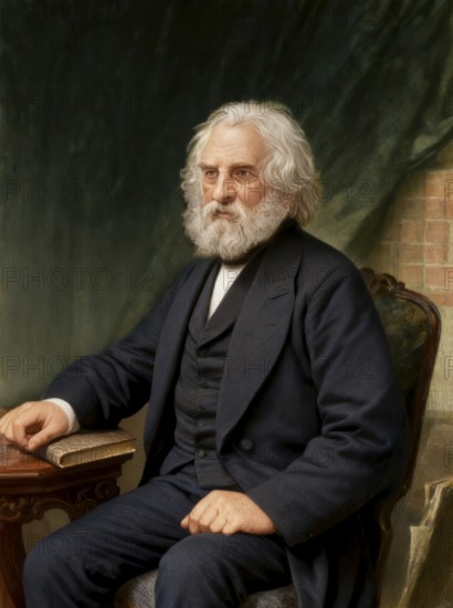 Henry Wadsworth Longfellow, 1807 - 1882, an American poet