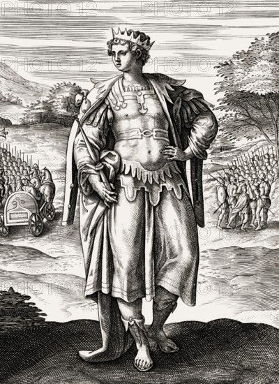 Jeconiah, also Iechonias, Jechonias, Coniah, Jehoiachin, Ioachin, Joachin, the nineteenth king of Judah, according to the Hebrew Bible, digitally edited