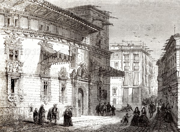 La casa Gralla, Barcelona, 18. Jahrhundert