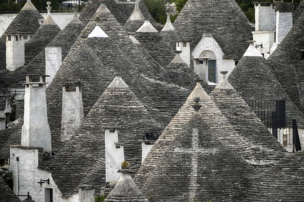 Europe, Italy, Alberobello, Trullidorf, Itria Valley, Puglia, Puglia, Italy