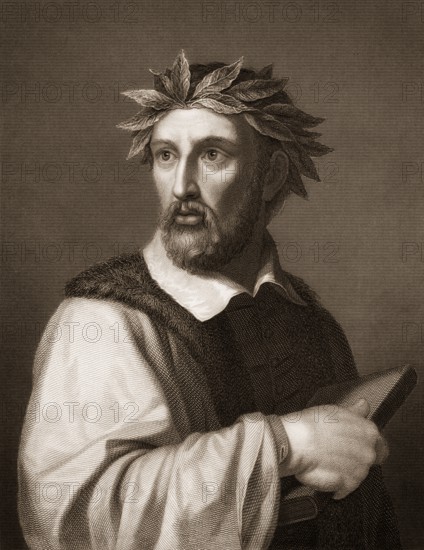 Torquato Tasso, 1544 - 1595, an Italian poet of the Counter-Reformation, Torquato Tasso, 1544 - 1595, ein italienischer Dichter der Gegenreformation