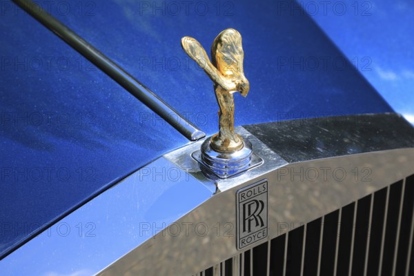 At the annual Kulmbach classic car meeting, Bavaria, Germany, car, classic car, Spirit of Ecstasy, also known as Emily, the famous radiator figure of a Rolls-Royce