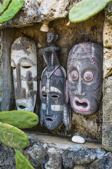 Balinese wooden masks, face, sculpture, idol, icon, grimace, design, culture, carving, painted, interior, souvenir, effigy, sculpture, Hindu, Hinduism, tradition, deterrence, warrior, craft, craftsmanship, handmade, travel, tourism, long-distance travel, Asian, decoration, art, Bali, Indonesia