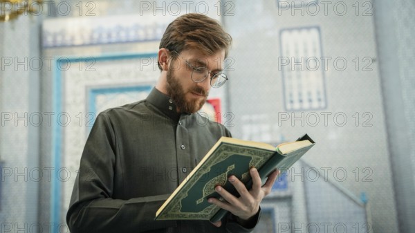 Muslims, elders and children, flock to mosques during the days of the month of Ramadan to worship their Lord, read the Qur'an, and perform the Taraweeh prayer in Gaziantep, Türkiye, March 5, 2026, Gaziantep, Gaziantep, Turkey