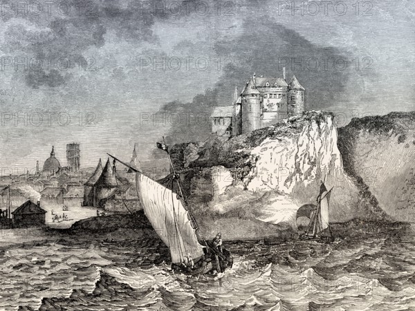 Dieppe, Normandy region, France, 19th century