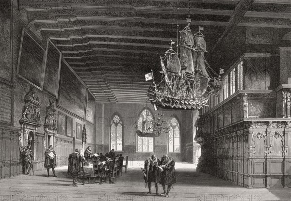 Upper Hall of the Townhall of Bremen, Free Hanseatic City of Bremen, Germany, Europe, 16th century