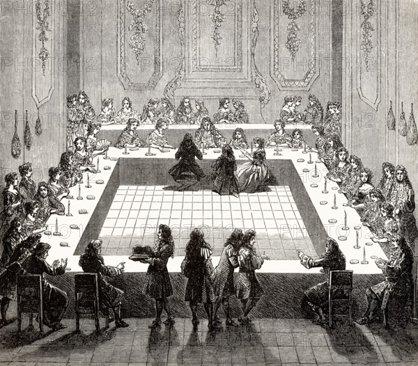 Die Lotterie im Mai, 1681, Ludwig XIV, 1638-1715, Ludwig der Große, König von Frankreich