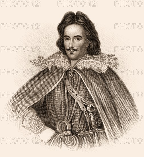Edward Herbert, 1. Baron Herbert von Cherbury oder Chirbury, 1583-1648, anglo-walisischer Soldat, Diplomat, Historiker, Dichter und Religionsphilosoph