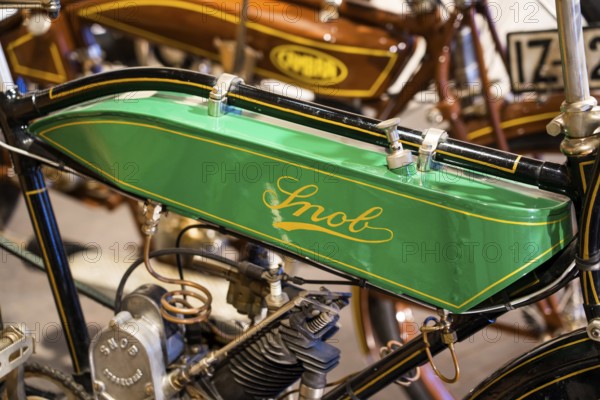 Snob, motorised bicycle, 1921, PS.SPEICHER Museum, Einbeck, Lower Saxony, Germany
