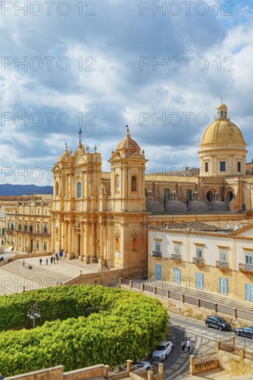 San Nicolò Cathedral, Noto, Noto Valley, Sicily, Italy