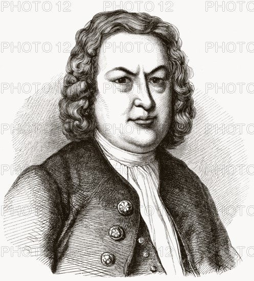 Johann Sebastian Bach, 1685-1750, deutscher Komponist