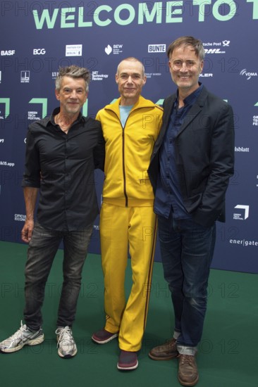 Dirk Darmstädter, Jörn-Christof Heilbut and Stefan Rager from The Jeremy Days, GREEN AWARD 2025, Green Carpet, Messe Berlin, Berlin, 20 May 2025