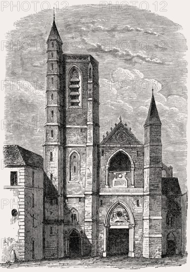 The Saint-Paul-des-Champs church, a former church in Paris, France