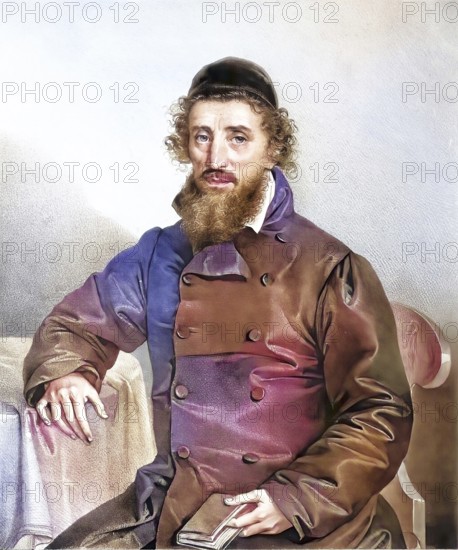 Israel Aschkenasy, c. 1770 Banker and merchant in Vienna, Historical, digitally restored reproduction from a 19th century original, Record date not stated