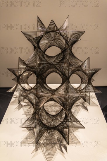 E 4A 1B, Angel Duarte, 1974, Kunsthal with temporary exhibition 100 Years of Kinetic Art, kinetic art with light effects, Rotterdam, Netherlands