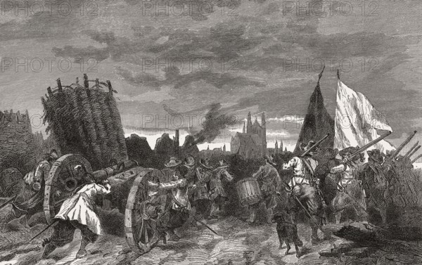 The siege and destruction of Magdeburg in 1631 by imperial troops under Tilly and Pappenheim, Thirty Years' War