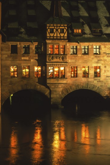 Heilig-Geist Spital an der Pegnitz in Nuremberg, Bavaria, Germany