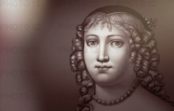 Marie de Rabutin-Chantal, marquise de Sévigné, also known as Madame de Sévigné or Mme de Sévigné, French aristocrat, digitally edited