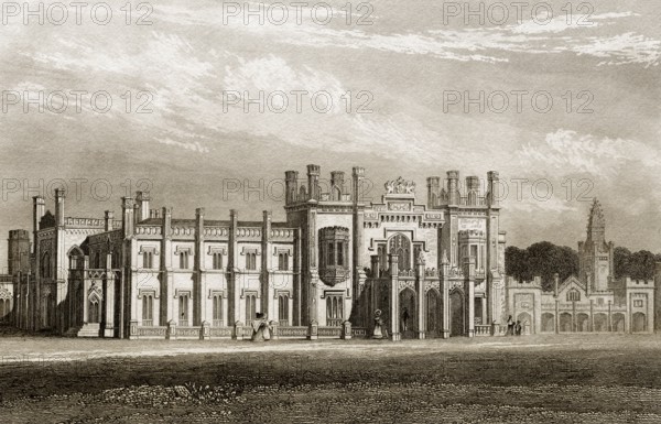 Abercairney Abbey, Perthshire, Schottland, 19. Jahrhundert