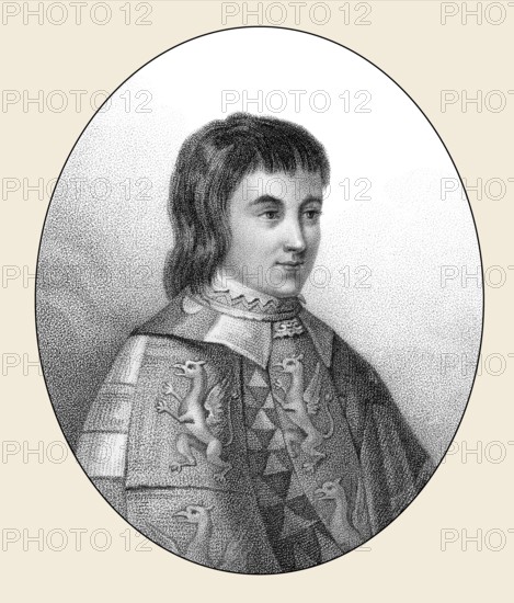 Anthony Woodville, 2nd Earl Rivers, c. 1440-1483, an English nobleman, courtier, bibliophile and writer