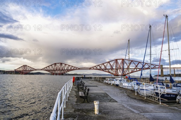 Forth Bridge, Queensferry Crossing, Forth Estuary, Scotland, UK